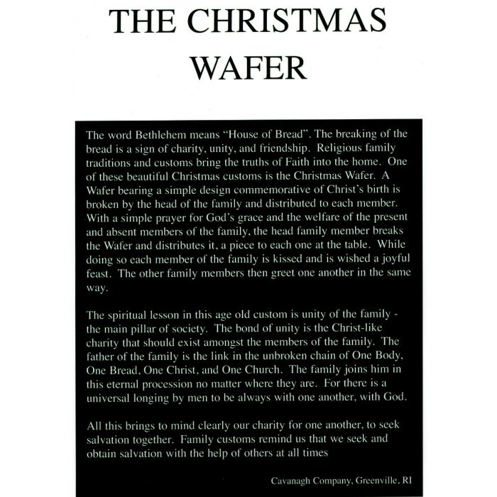 Christmas Wafers - Oplatki
