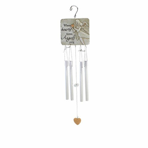 When Hearts Listen Angels Sing Wind Chime
