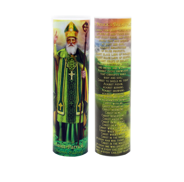 St. Patrick LED Candle