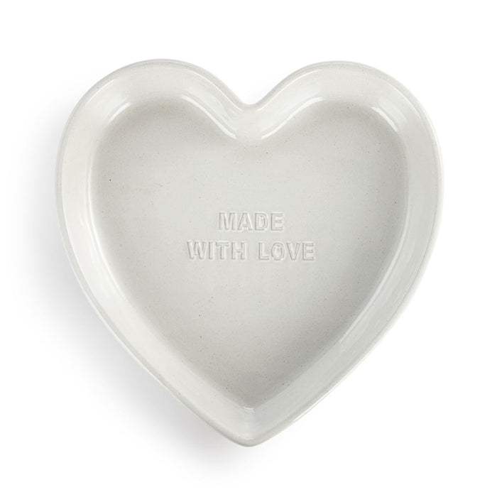 Gather 'Round Heart Pie Dish