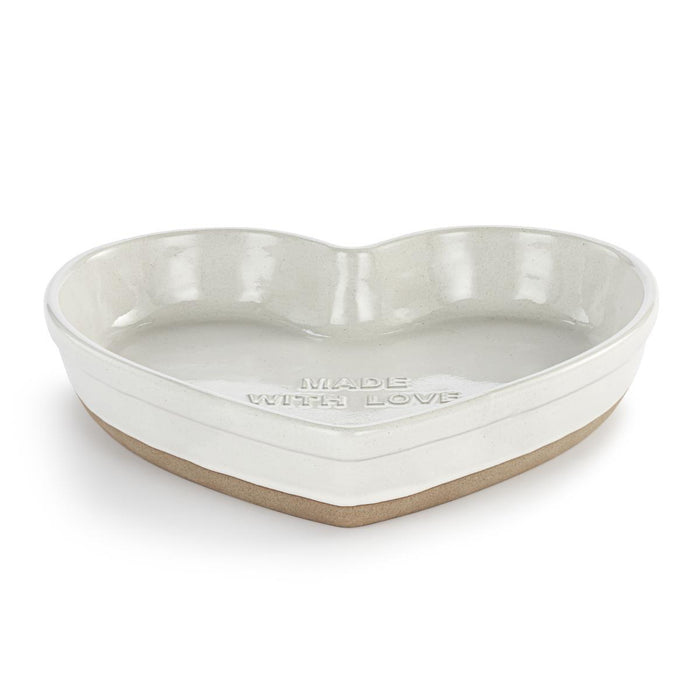 Gather 'Round Heart Pie Dish