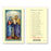Holy Family Parents' Creed Laminated Holy Card