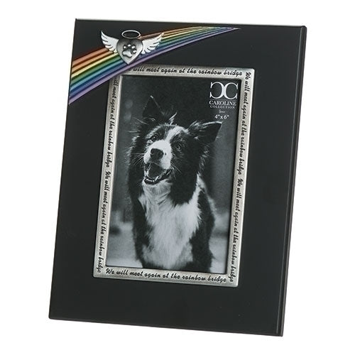 Rainbow Bridge 4x6 Pet Memorial Frame