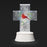 LED Cardinal Swirl Cross