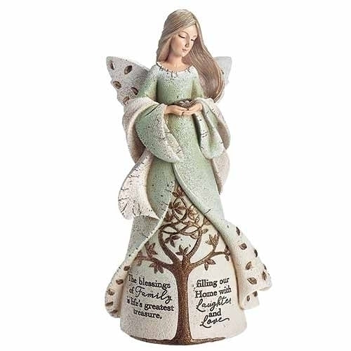Blessings of Family Angel Statue 8.5"