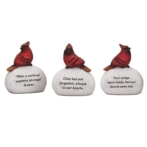 Memorial Cardinal on Stone, Assorted
