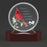 Lighted Cardinal Acrylic Stand