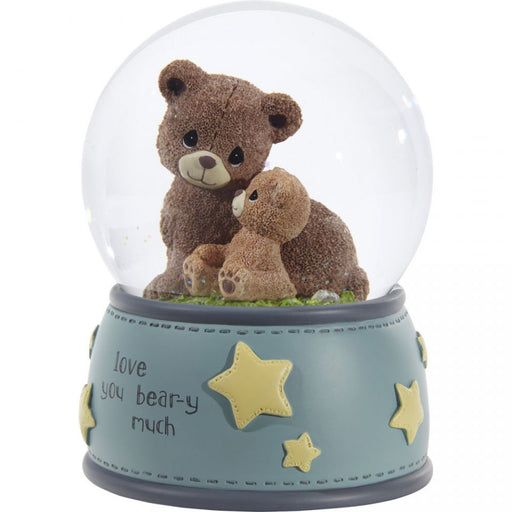 Precious Moments Love You Bear-y Much Musical Water Globe
