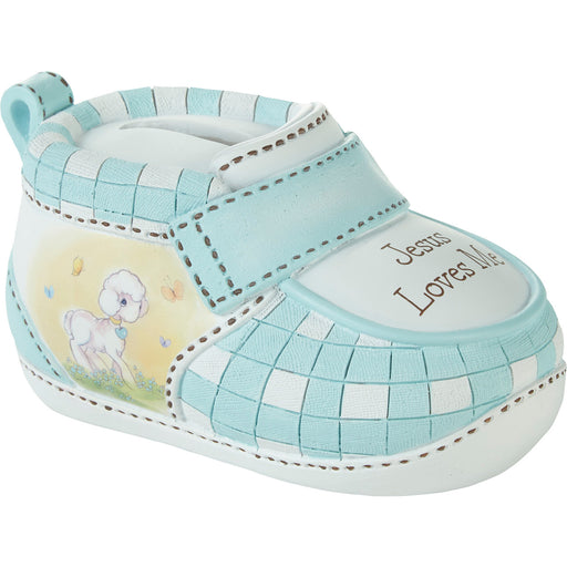 Jesus Loves Me Blue Bootie Bank