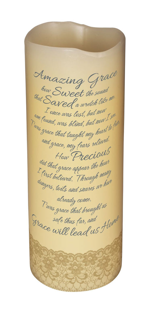 Amazing Grace LED Candle