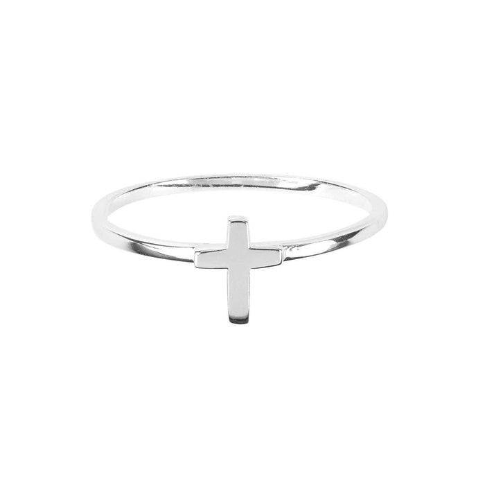 Thin Vertical Cross Ring