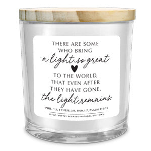 A Light so Great 13 oz Scented Memorial Candle