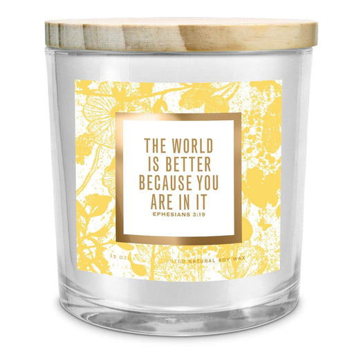 World is Better 13 oz Double Wick Soy Candle