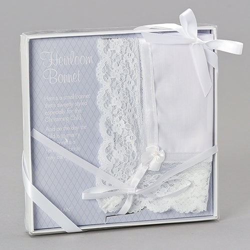 Heirloom Baptism Bonnet / Wedding Hankie