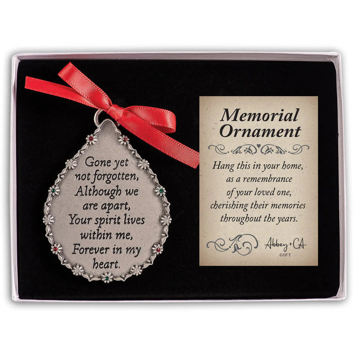Forever In My Heart Memorial Tear Ornament