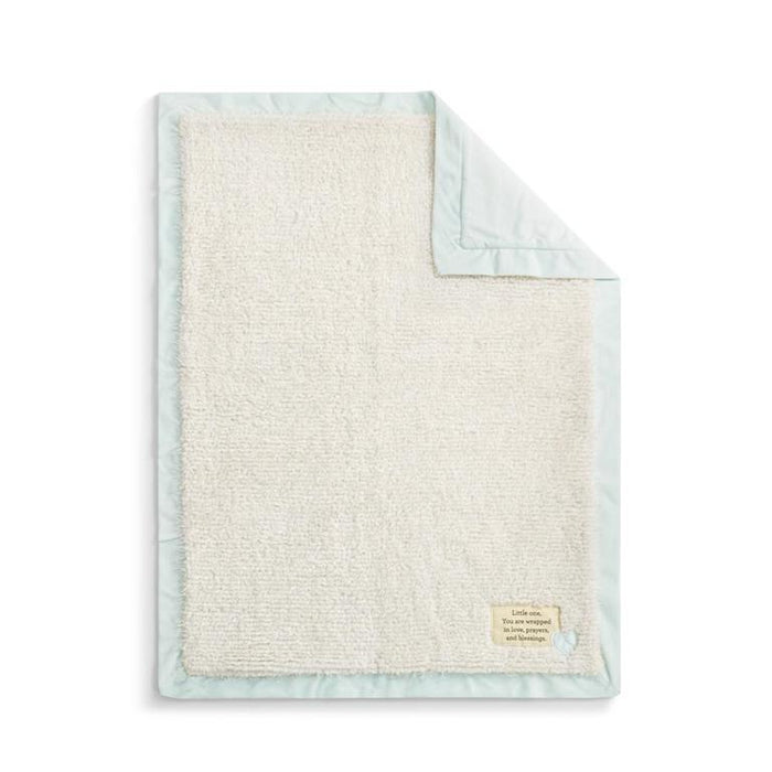 Wrapped in Prayer Blue Blanket - 30x40"