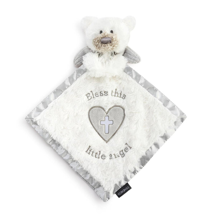 Guardian Angel Bear Blankie 13x15"