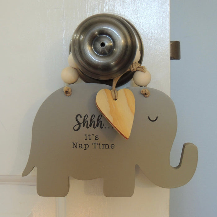 Nap Time Door Knobe Hanger - Elephant