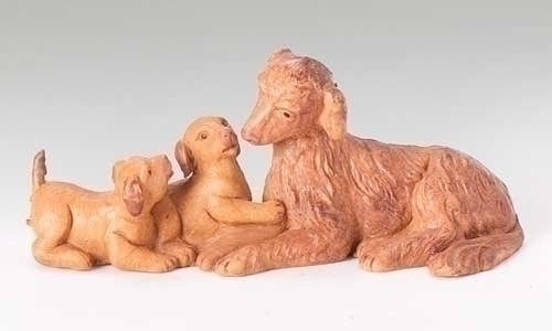 Dog Family 5" Fontanini