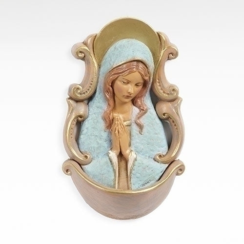 6" Fontanini Madonna Holy Water Font