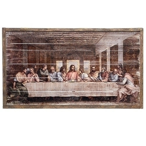 Last Supper Large Wood Wall Art