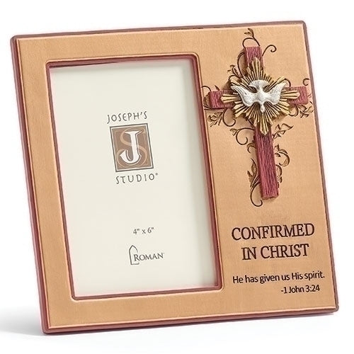 Confirmed in Christ 4x6 Bronze / Red Frame