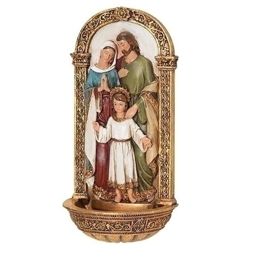 Holy Family Holy Water Font 7.75"