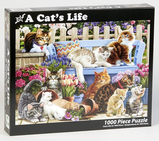 A Cat's Life Jigsaw Puzzle - 1000 Pieces