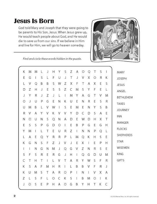 New Testament Bible Activity Book