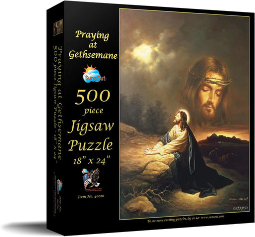 Praying at Gethsemane Jigsaw Puzzle - 500 Pieces
