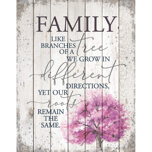 Family Wood Plaque 11.75 in x 15 in