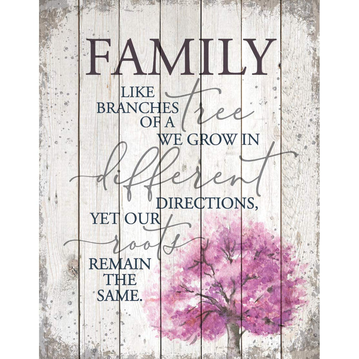 Family Wood Plaque 11.75 in x 15 in