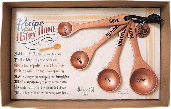 Recipe for a Happy Home Measuring Spoons