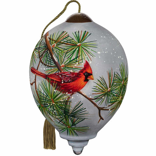 Gentle Snowfall Ne'Qwa Cardinal Ornament