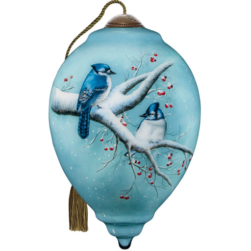 Winter Garden Ne'Qwa Blue Jay Ornament