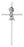 Praying Girl Silver Cross 6"