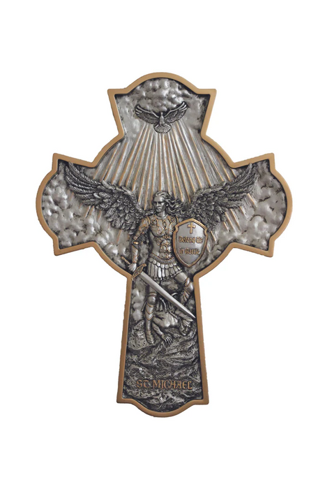 St. Michael 16" Wall Cross