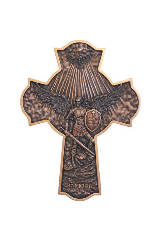 St. Michael 16" Wall Cross