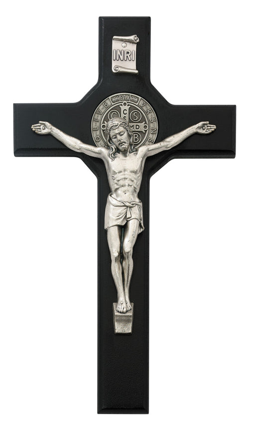 Black St. Benedict Crucifix 10.5"
