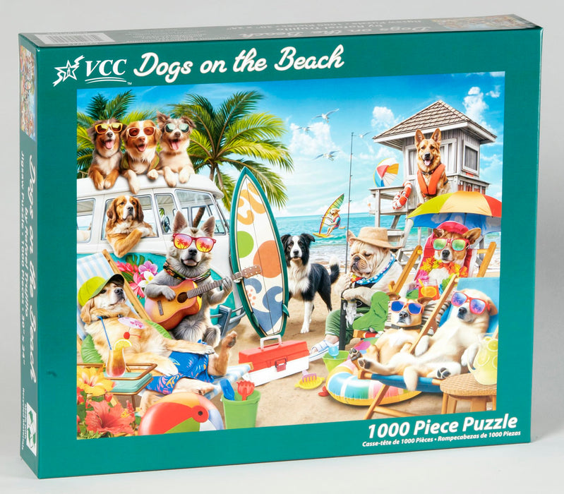 Dogs on the Beach Jigsaw Puzzle - 1000 Pieces