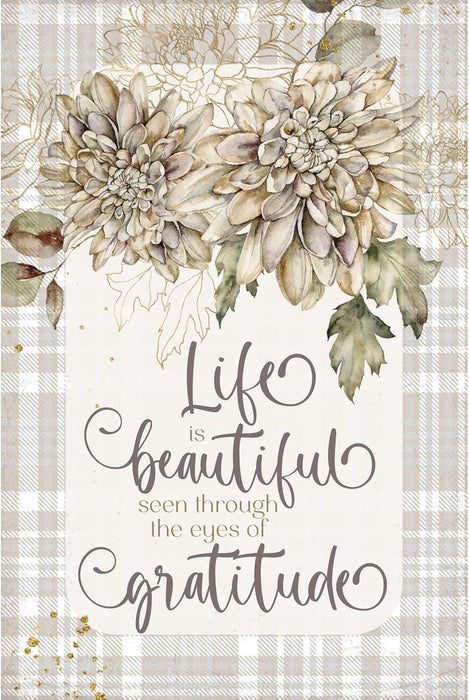 Life is Beautiful 4x6 Wood Plaque