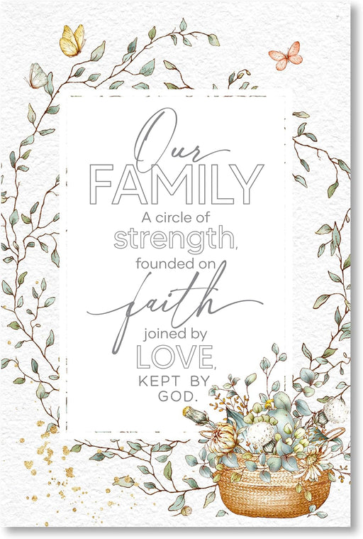 Our Family 6x9 Wood Plaque