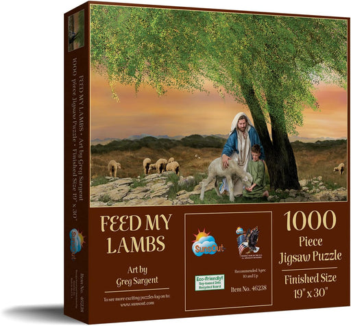 Feed My Lambs Jigsaw Puzzle - 1000 Pieces