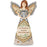 Irish Blessing 6" Angel Holding Claddagh