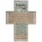 Footprints In the Sand 10" Wall/Tabletop Cross