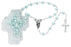 Baby Blue Pearl Rosary w/ Cross Box