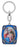 Holy Family Blue Epoxy Keychain