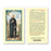 St. Peregrine Laminated Holy Card