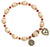 Topaz & Red Holy Spirit Stretch Bracelet