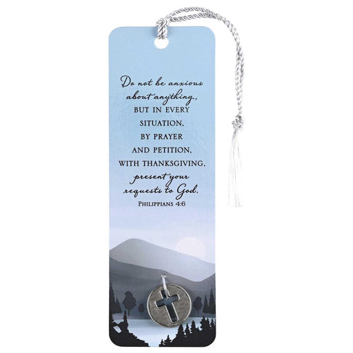 Do Not Be Anxious Coin Bookmark with Tassel